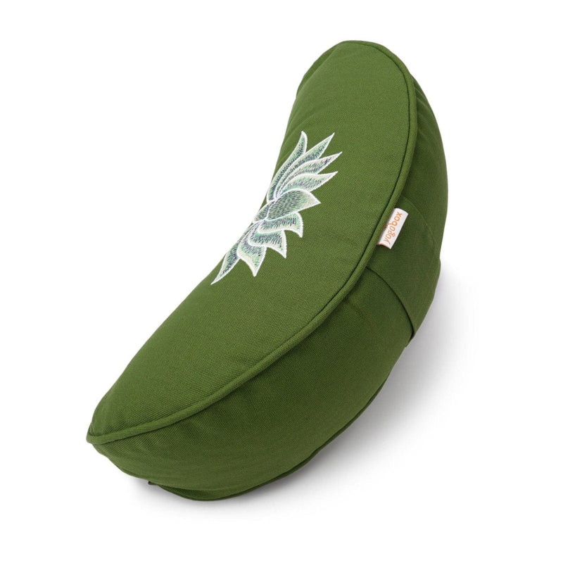 Yoga Cushion Half Moon BASIC Lotus Embroidery Multicolor – Meditation Cushion — Ansicht 17