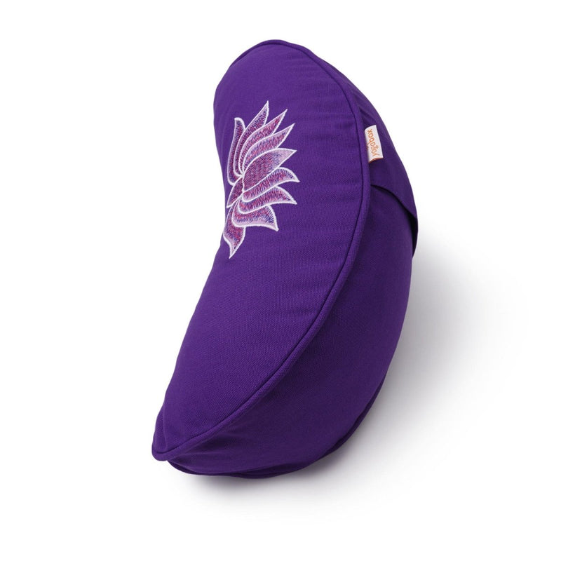 Yoga Cushion Half Moon BASIC Lotus Embroidery Multicolor – Meditation Cushion — Ansicht 16