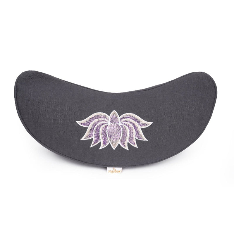 Yoga Cushion Half Moon BASIC Lotus Embroidery Multicolor – Meditation Cushion — Ansicht 14