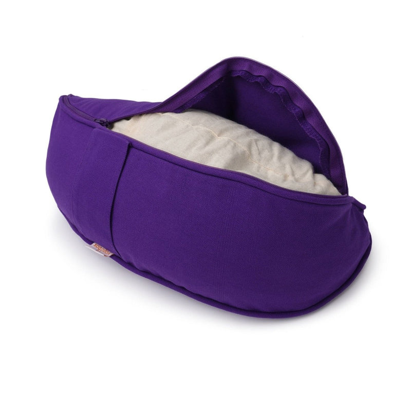 Yoga Cushion Half Moon BASIC Lotus Embroidery Multicolor – Meditation Cushion — Ansicht 22