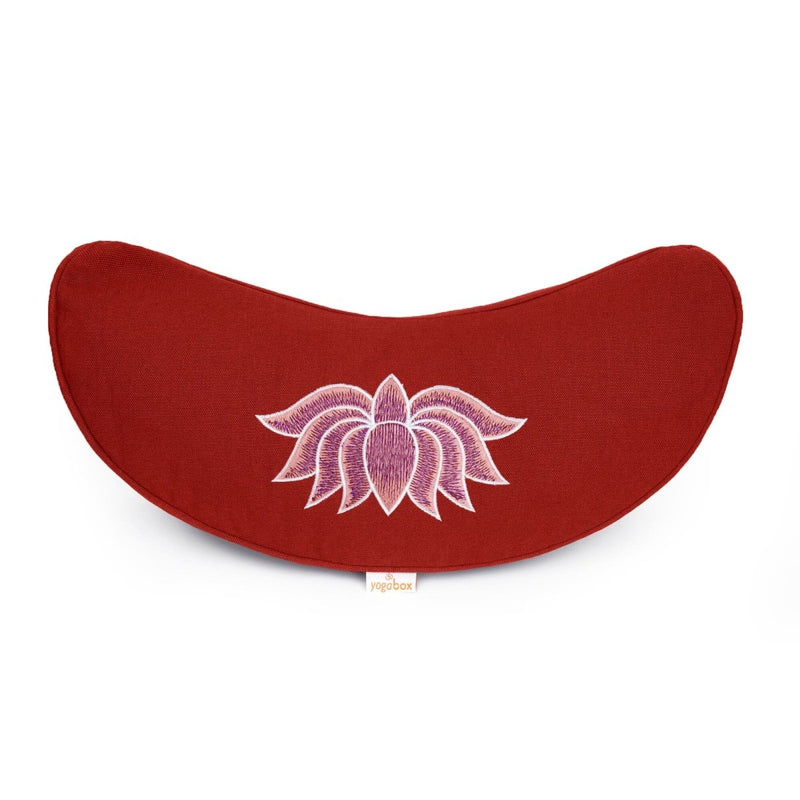 Yoga Cushion Half Moon BASIC Lotus Embroidery Multicolor – Meditation Cushion — Ansicht 10