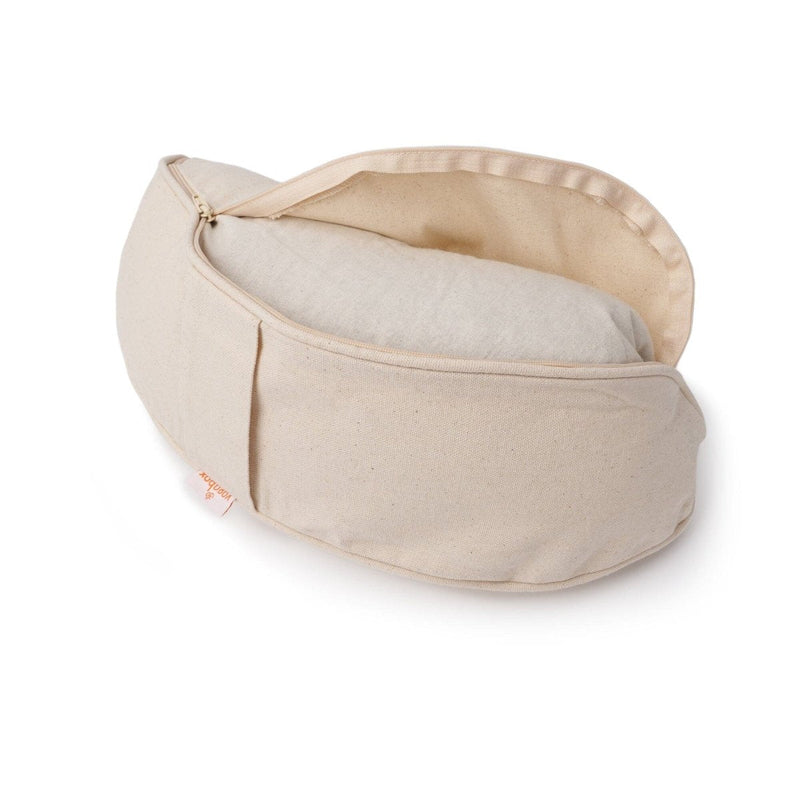 Yoga Cushion Half Moon BASIC Lotus Embroidery Multicolor – Meditation Cushion — Ansicht 23