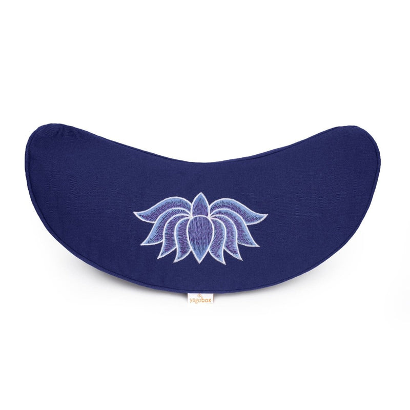 Yoga Cushion Half Moon BASIC Lotus Embroidery Multicolor – Meditation Cushion — Ansicht 4