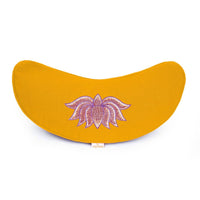 Yoga Cushion Half Moon BASIC Lotus Embroidery Multicolor – Meditation Cushion — Ansicht 3