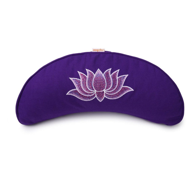 Yoga Cushion Half Moon BASIC Lotus Embroidery Multicolor – Meditation Cushion — Ansicht 8