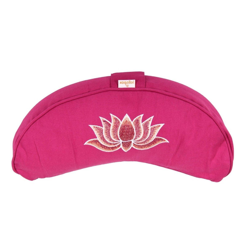 Yoga Cushion Half Moon BASIC Lotus Embroidery Multicolor – Meditation Cushion — Ansicht 26