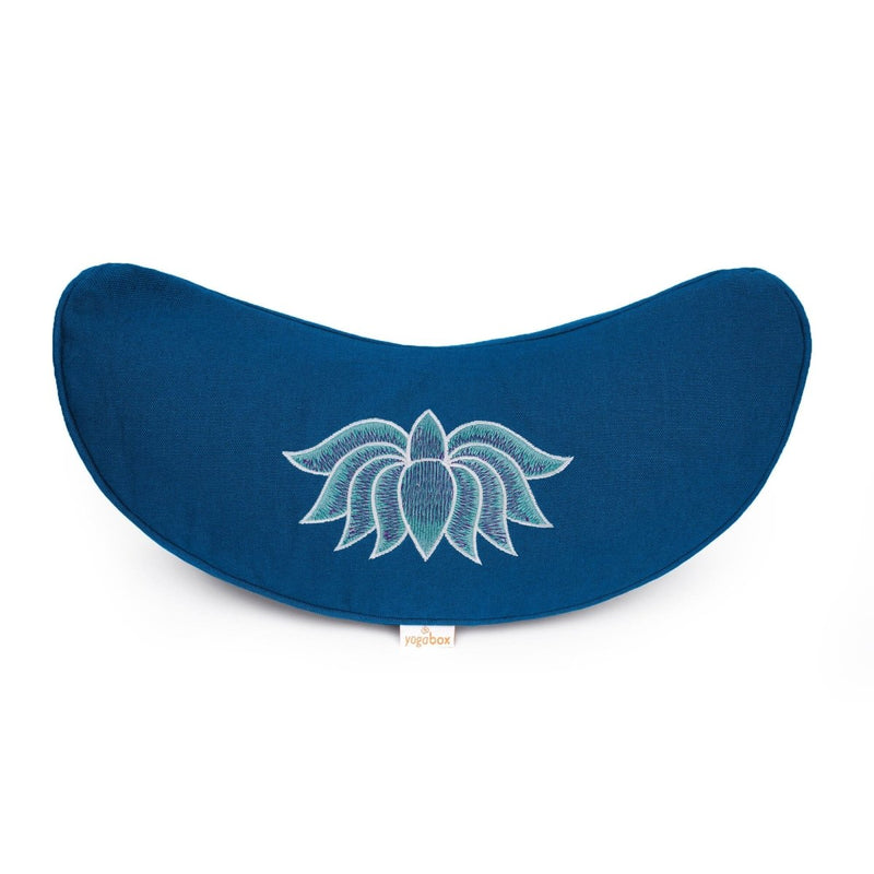 Yoga Cushion Half Moon BASIC Lotus Embroidery Multicolor – Meditation Cushion — Ansicht 6
