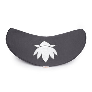Yogakissen Halbmond BASIC Lotus Stick weiß