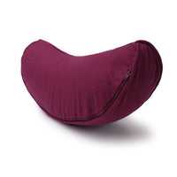 Yoga Cushion Half-Moon BASIC Lotus Embroidery White – Meditation Cushion Buckwheat — Ansicht 17