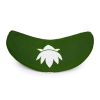 Yoga Cushion Half-Moon BASIC Lotus Embroidery White – Meditation Cushion Buckwheat — Ansicht 11