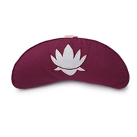 Yoga Cushion Half-Moon BASIC Lotus Embroidery White – Meditation Cushion Buckwheat — Ansicht 13