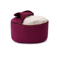Yogakissen oval Lotus Stick BASIC – Meditationskissen mit Buchweizenfüllung — Ansicht 4