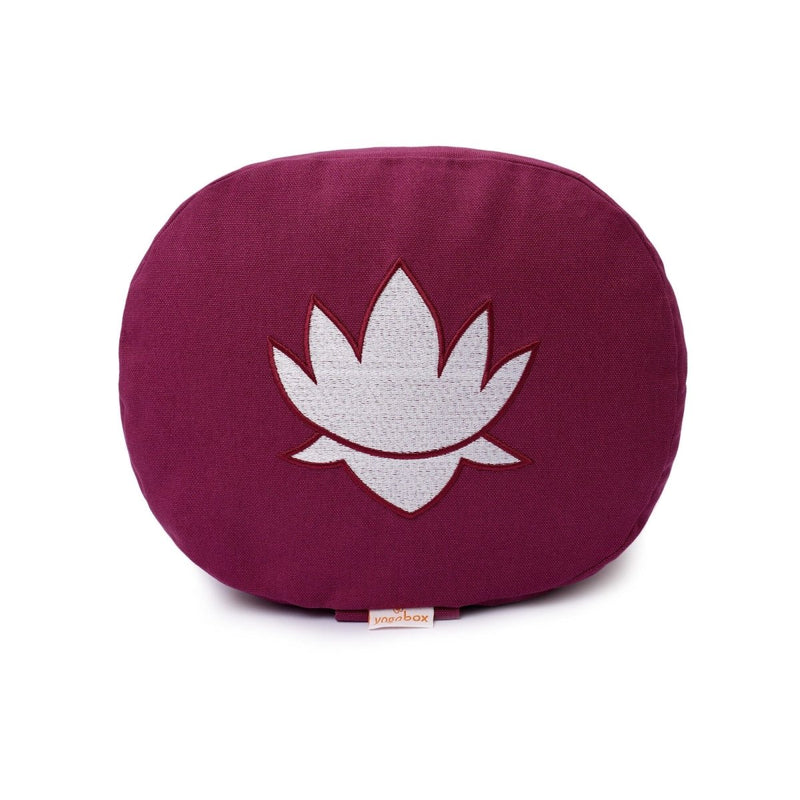 Yogakissen oval Lotus Stick BASIC – Meditationskissen mit Buchweizenfüllung — Ansicht 2