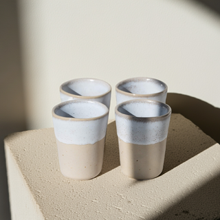 Espressobecher Aalina – Steingut | Handgemacht | Matt & robust